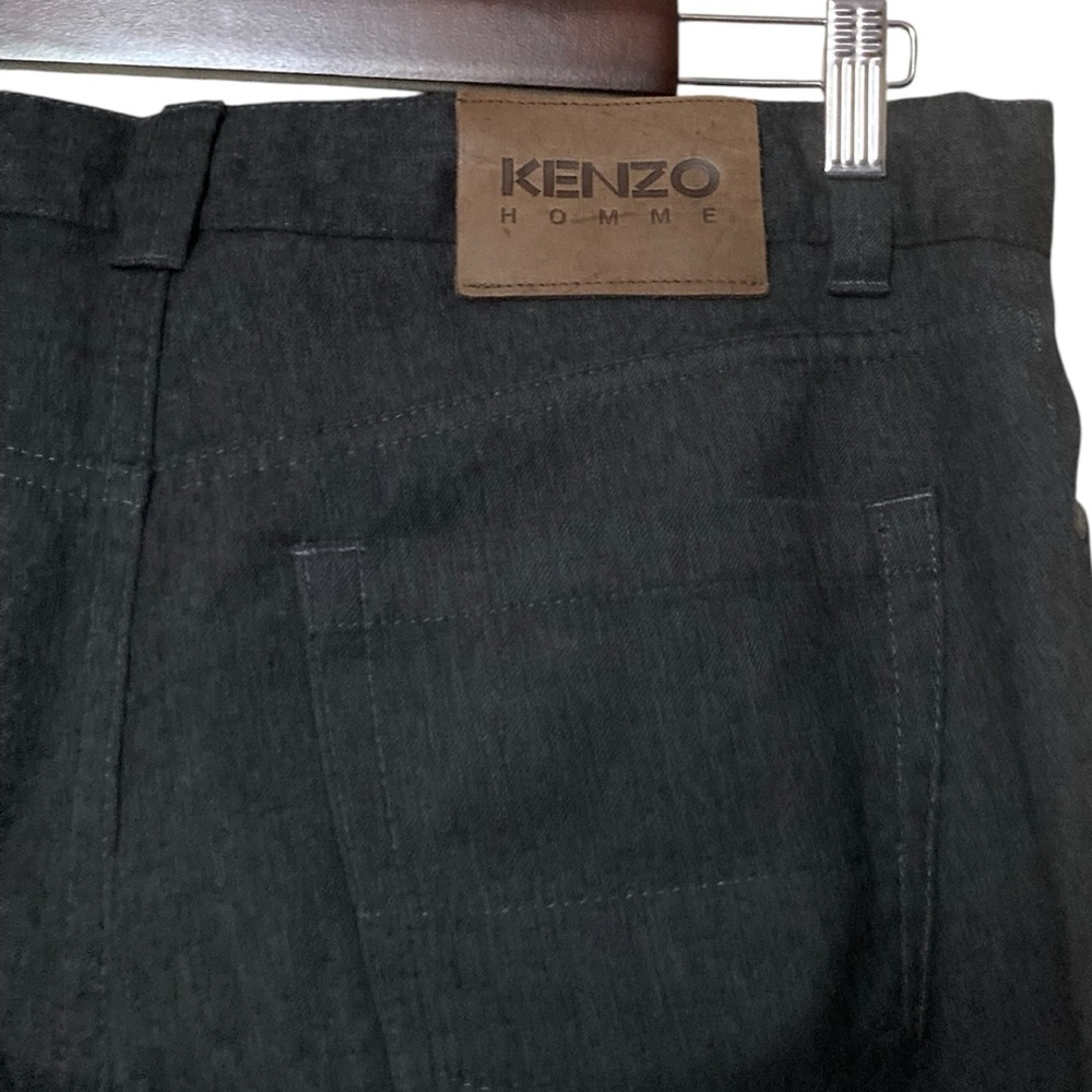 KENZO Men’s Straight Leg 100% Wool Jeans - Picture 4 of 14